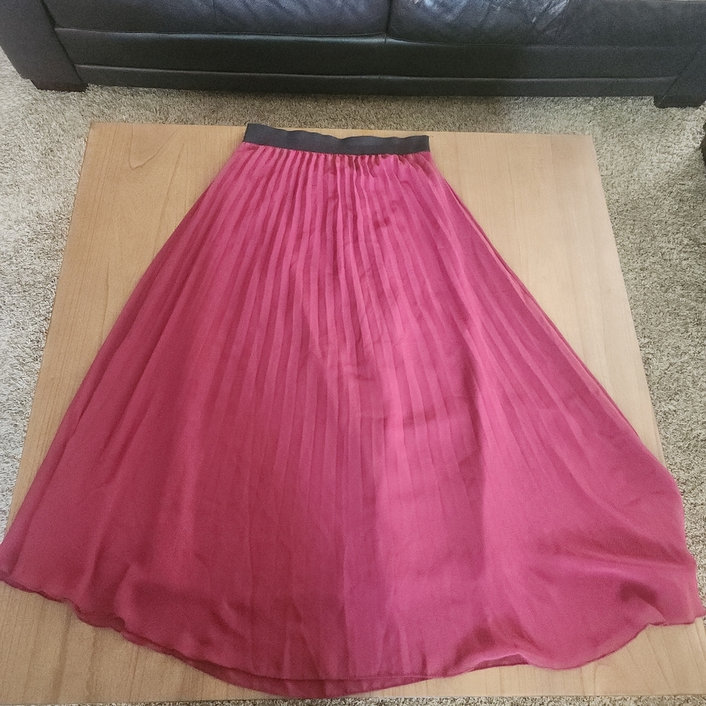 Lavish Pleated Maxi Skirt